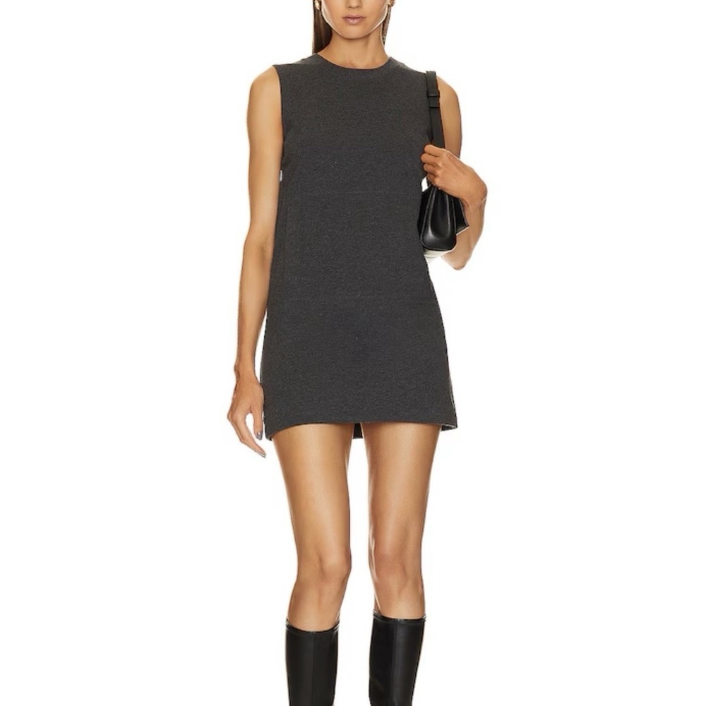 Norma Kamala‎ Sleeveless Tailored Terry Mini Dress Size S 36 Minimalist Capsule